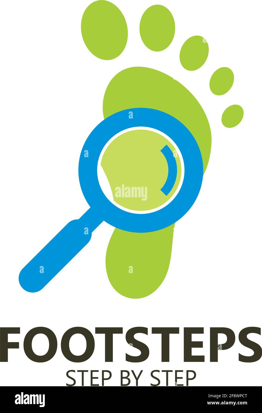 Boot Foot Step Logo Logo design footsteps vector Stock Vector Image & Art - Alamy