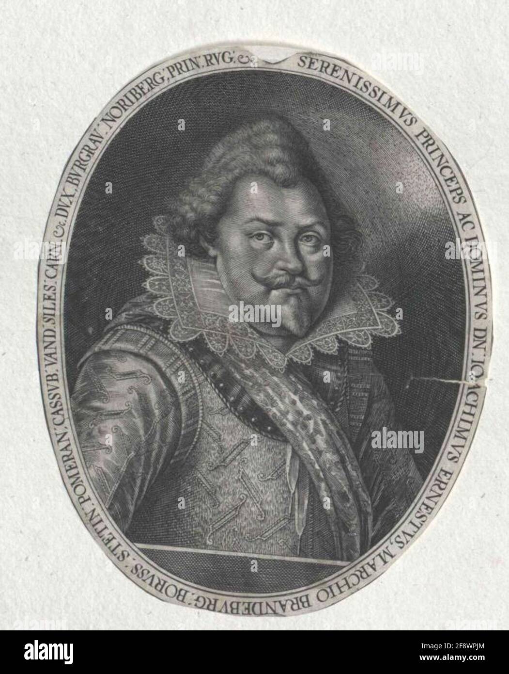 Joachim Ernst, Markgraf von Brandenburg-Ansbach. Stock Photo