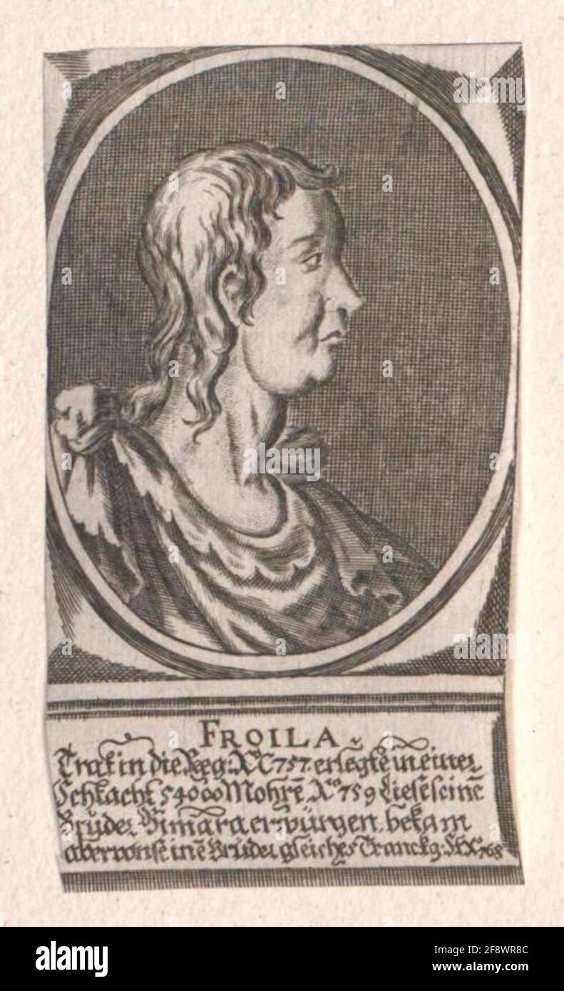 Fruela I, King of Asturias Stock Photo Alamy