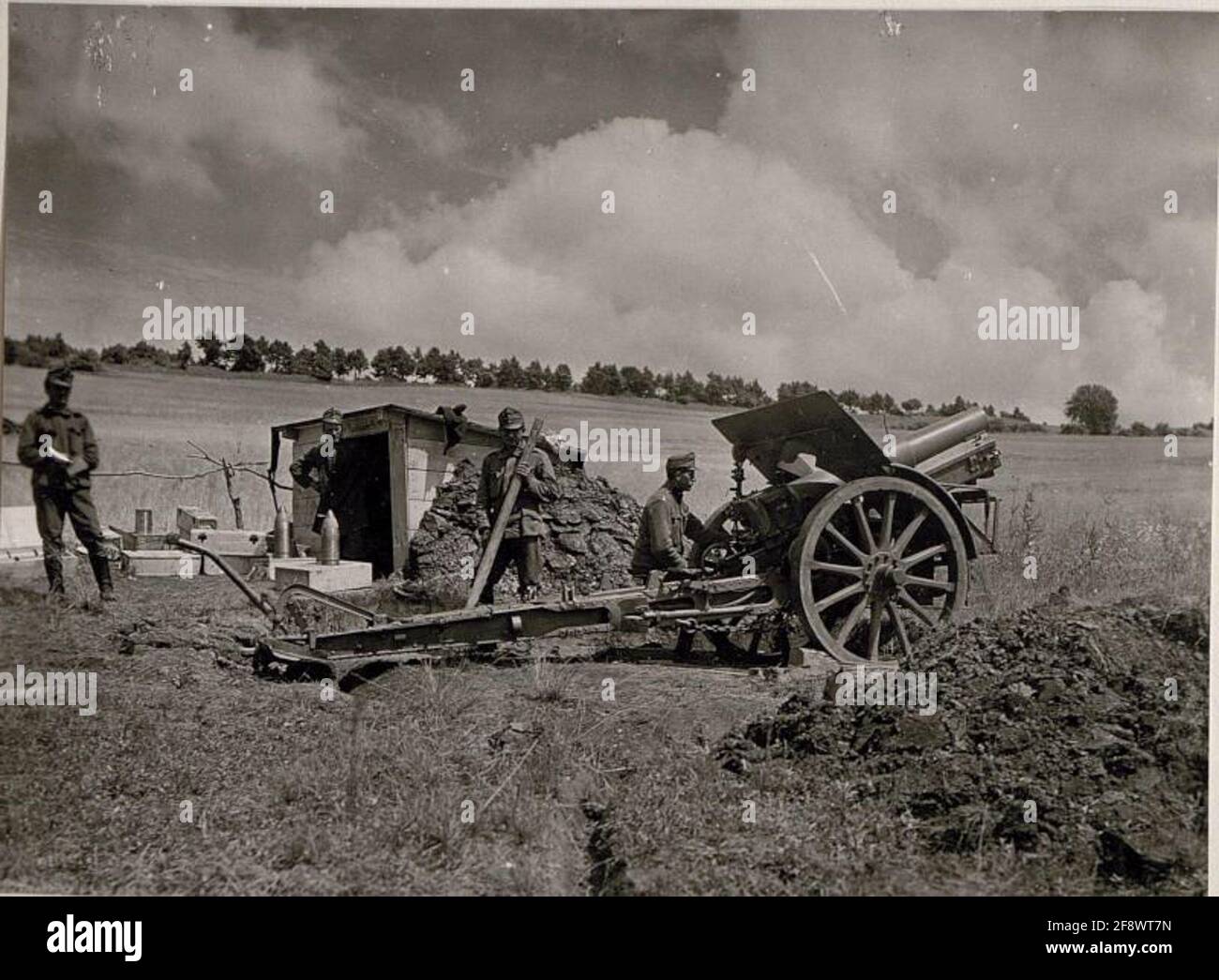 15 cm howitzer. Stock Photo