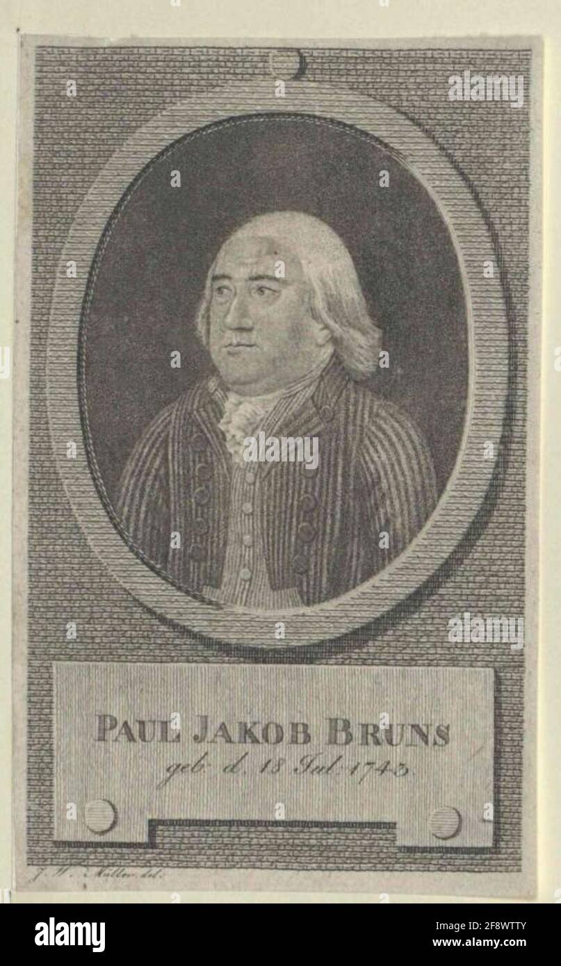 Bruns, Paul Jacob. Stock Photo