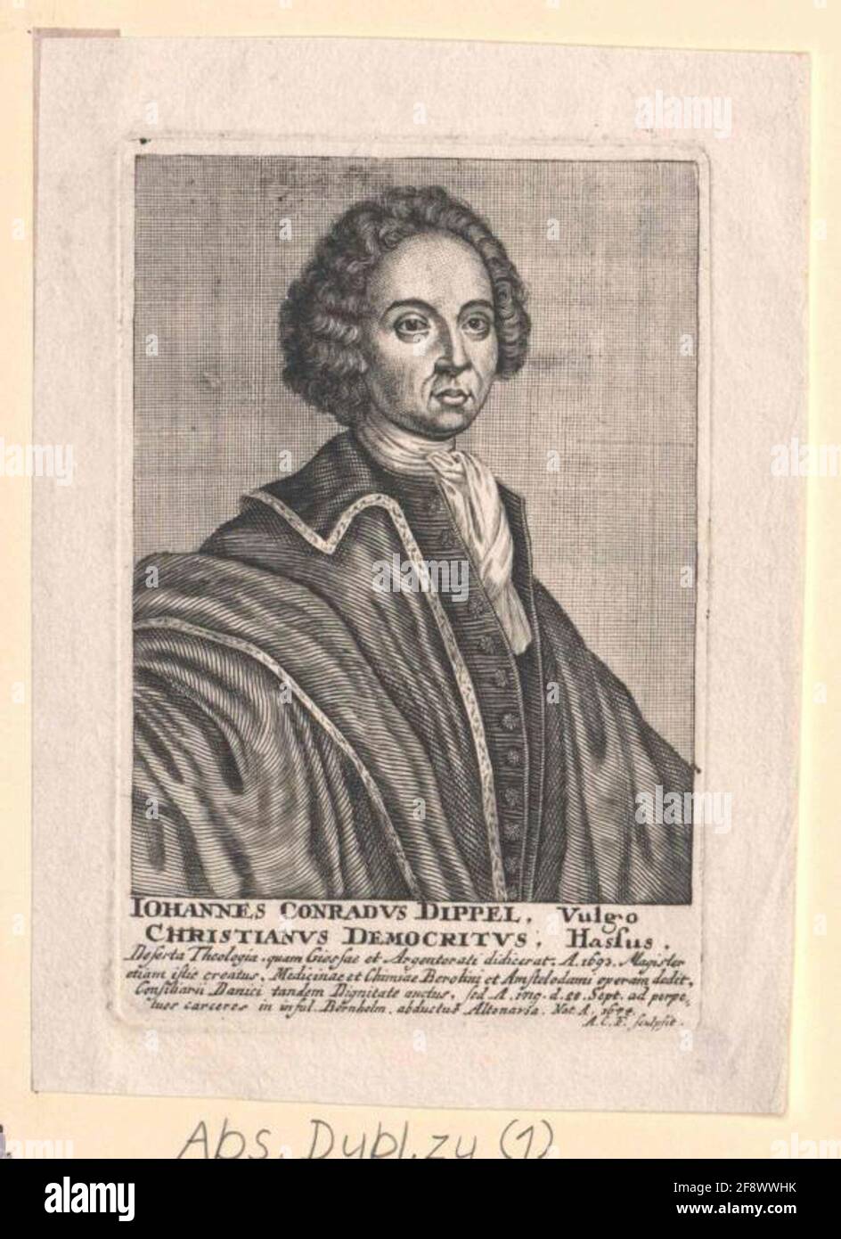 Dippel, Johann Konrad Stecher Fleischmann, August Christian Stock