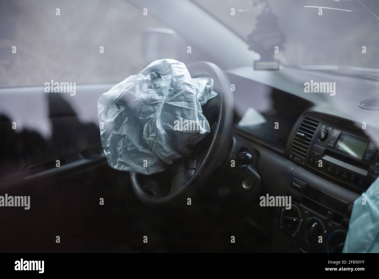 Airbag Deployed Car Totaled