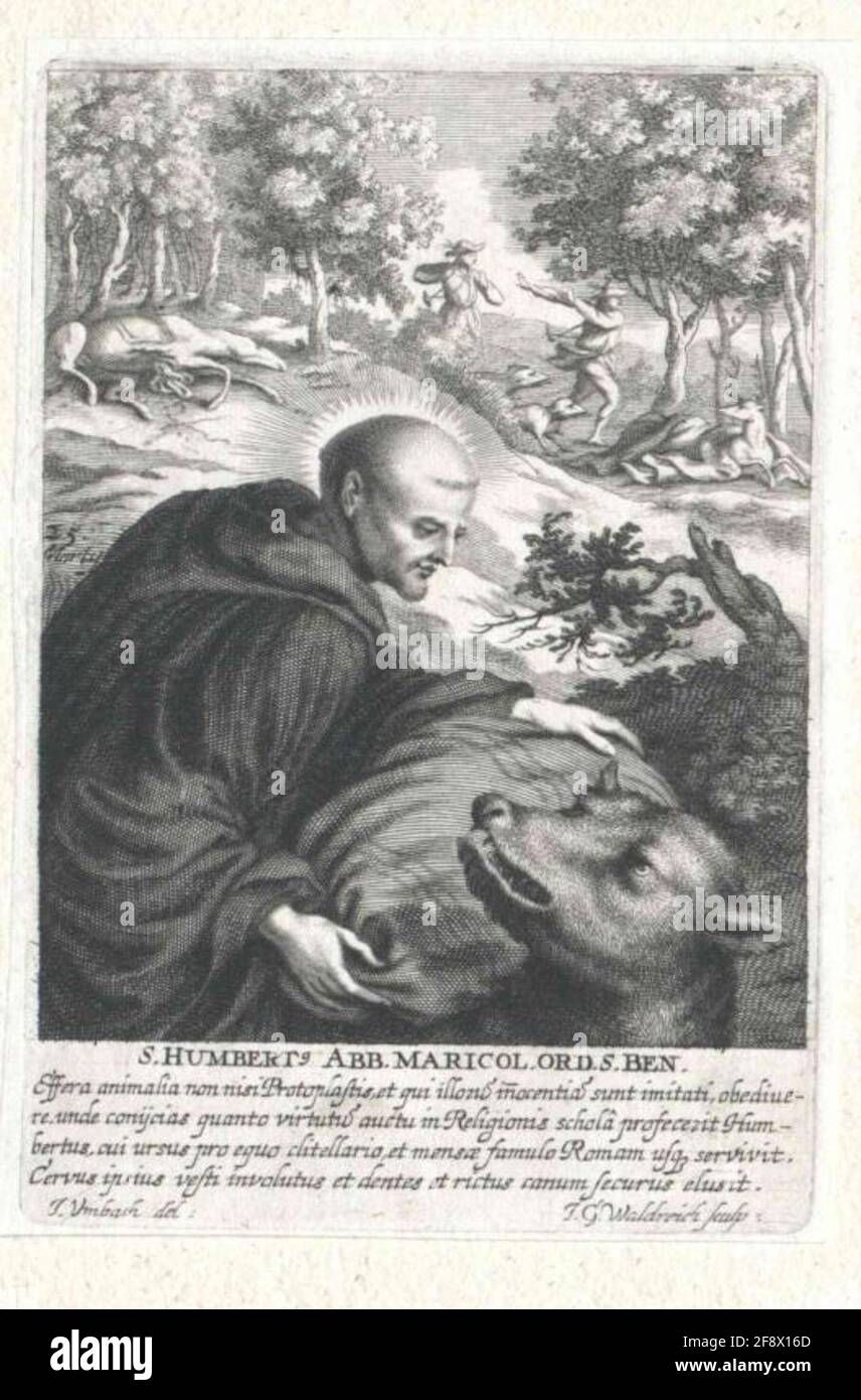 Humbert von Maroilles, saint. Stock Photo