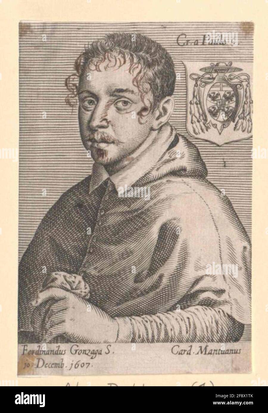 Ferdinand Gonzaga, Duke of Mantua. Stock Photo