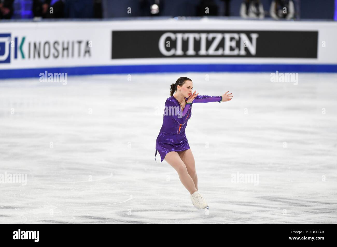 Josefin TALJEGARD SWE, during Ladies Free Program at the ISU World