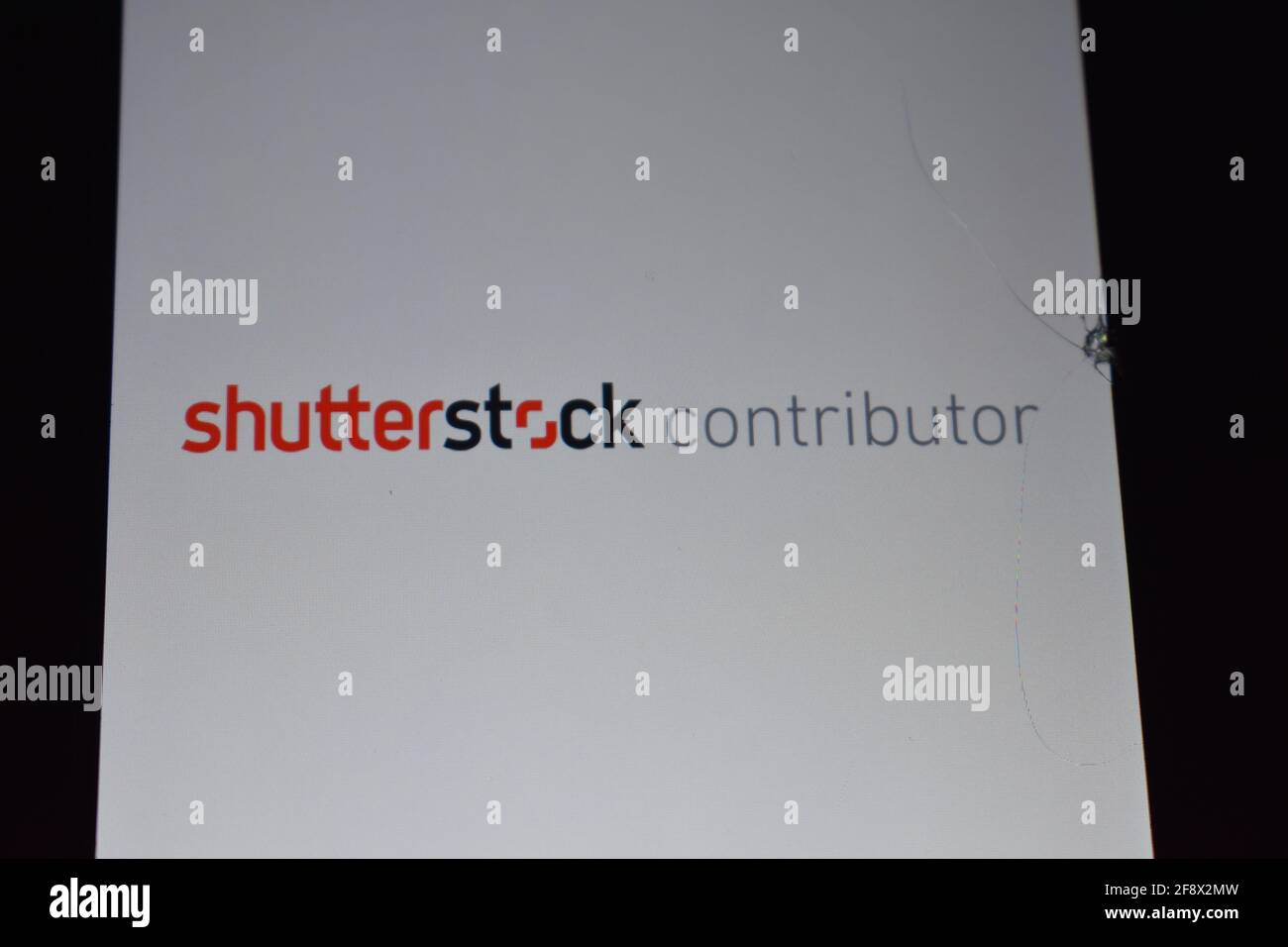 Shutterstock contributor logo from Shutterstock website Stock Photo Alamy