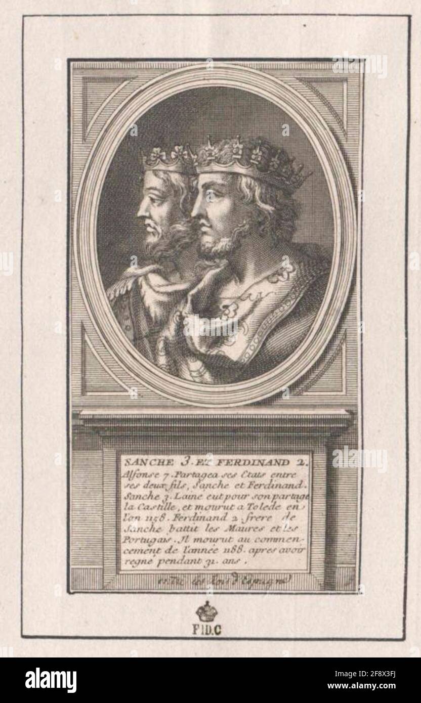 Sancho III., King of Castile Stock Photo Alamy