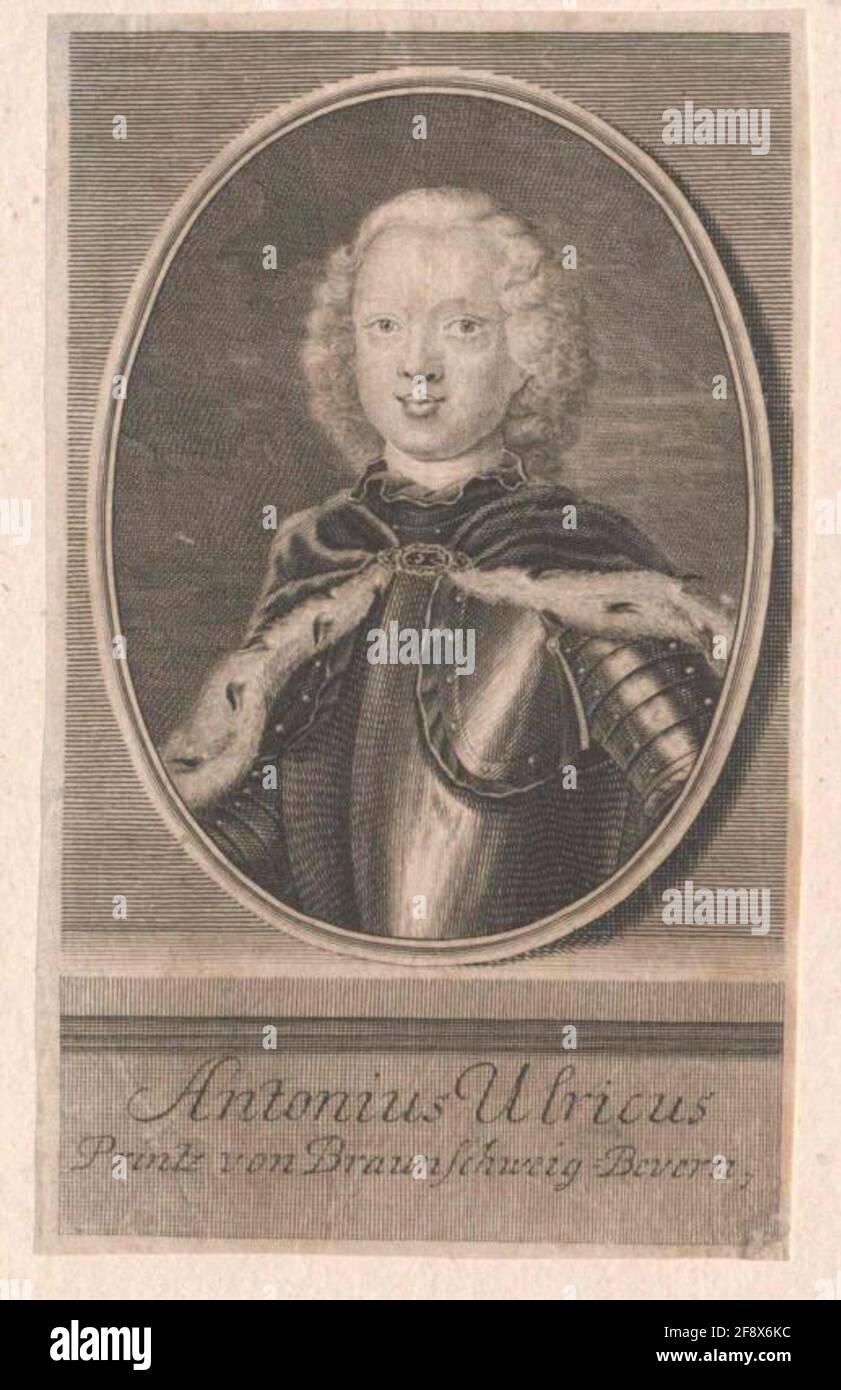 Anton Ulrich, Duke of BraunschweigWolfenbüttel Stock Photo Alamy