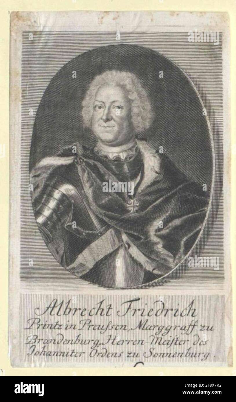 Albrecht Friedrich, Markgrave von Brandenburg Stock Photo - Alamy
