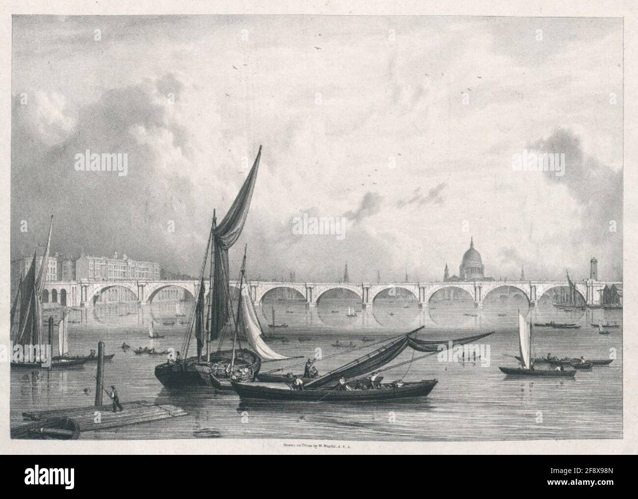 London bridge construction historic hi-res stock photography and images ...