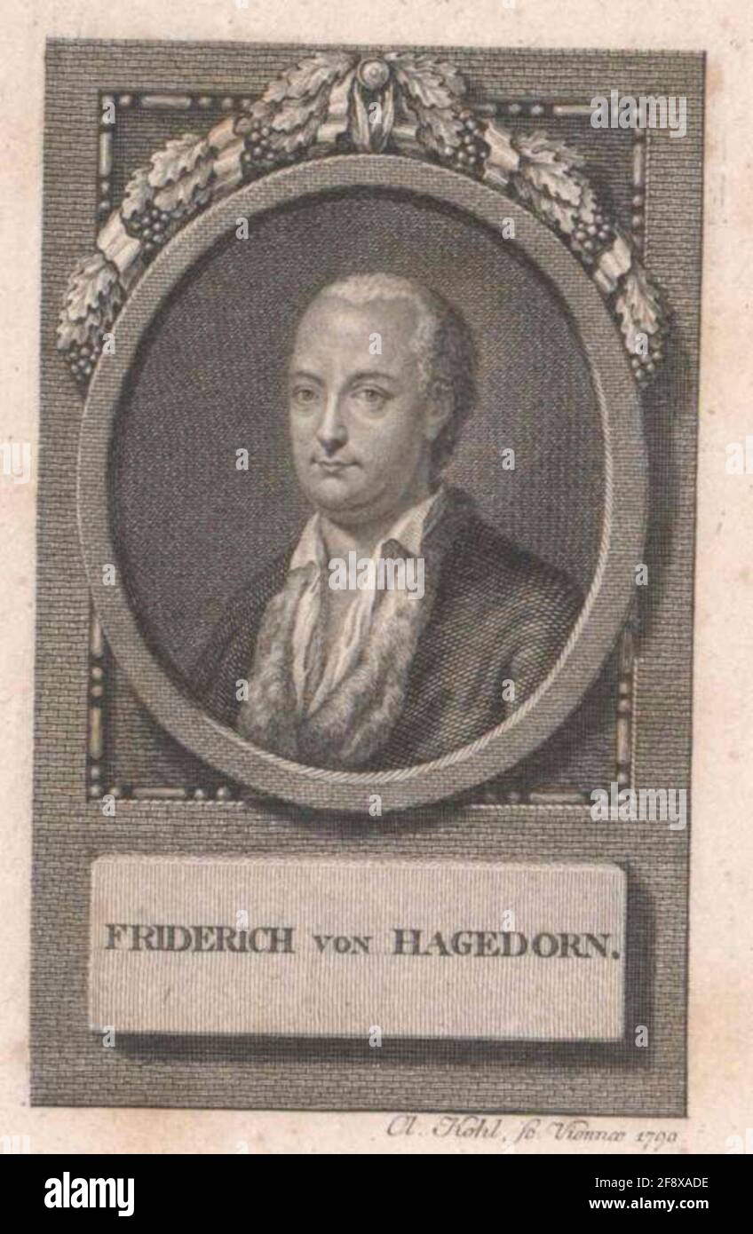 Hagedorn, Friedrich Eraser: Kohl, Clemens (1754) Factual place of origin: Vienna Stock Photo