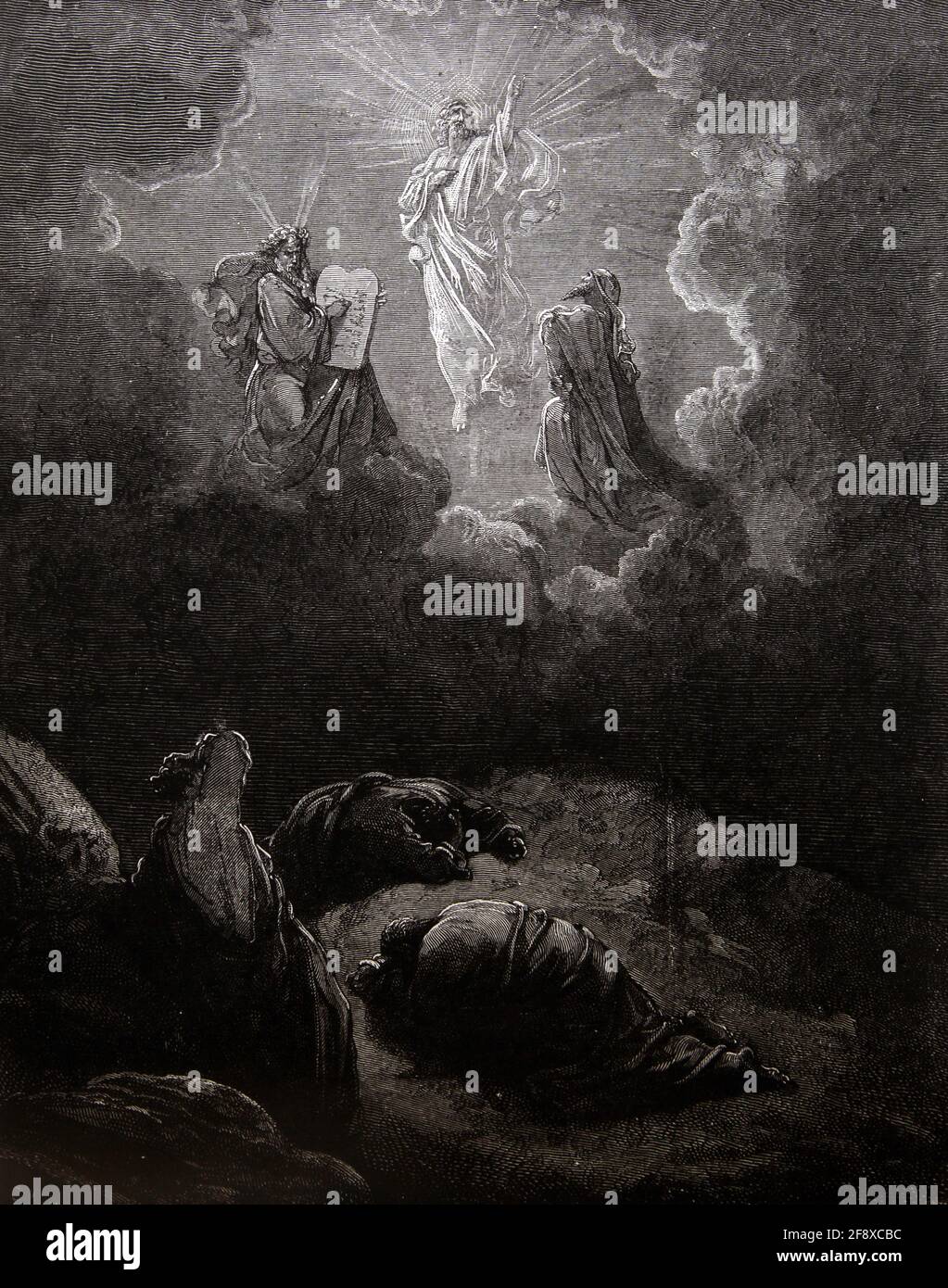 Bible Story Illustration The Transfiguration (Matthew1723) New