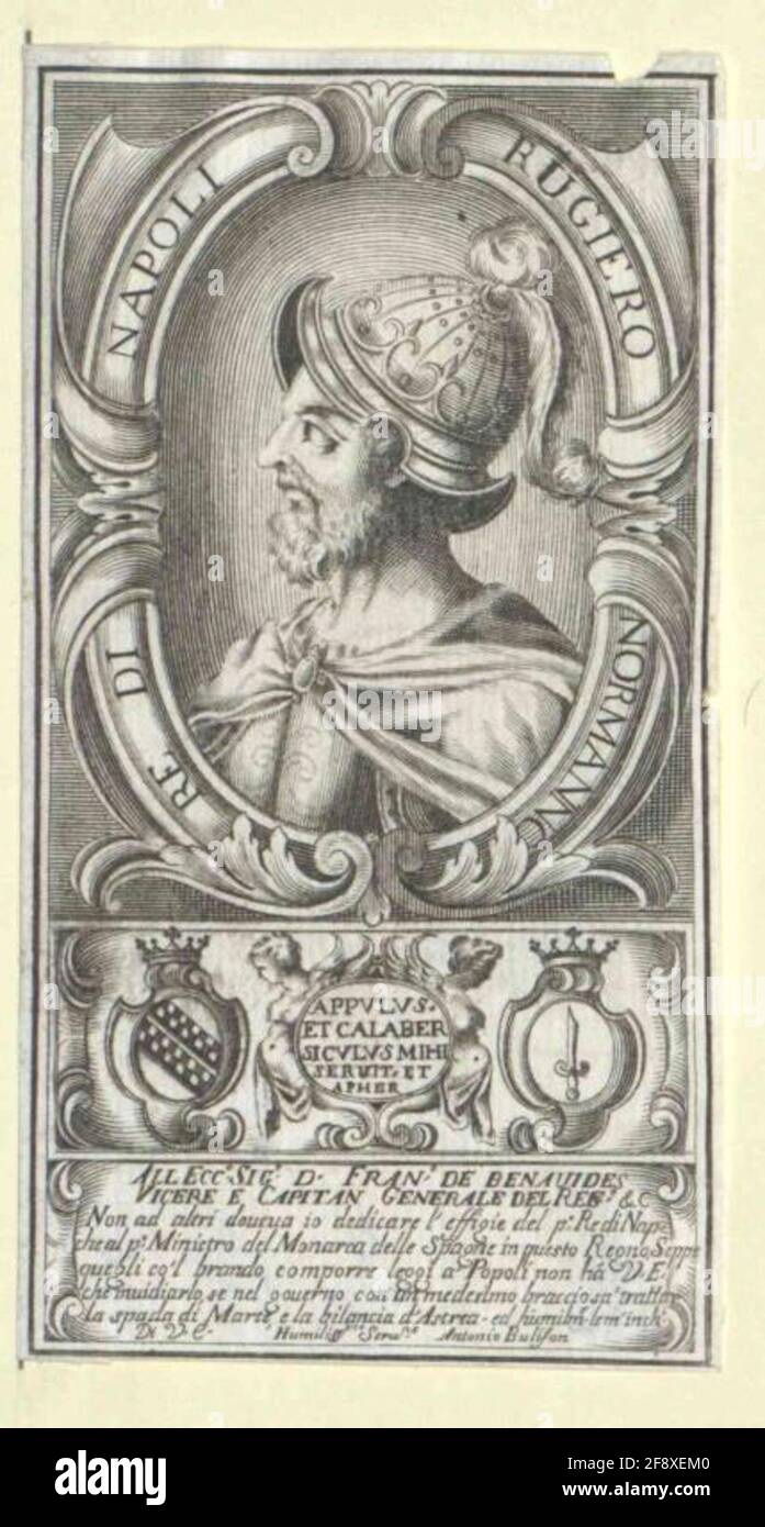 Roger II, King of Sicily Stock Photo - Alamy