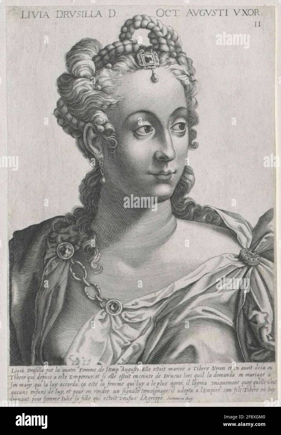 Livia Drusilla, Roman Empress. Stock Photo