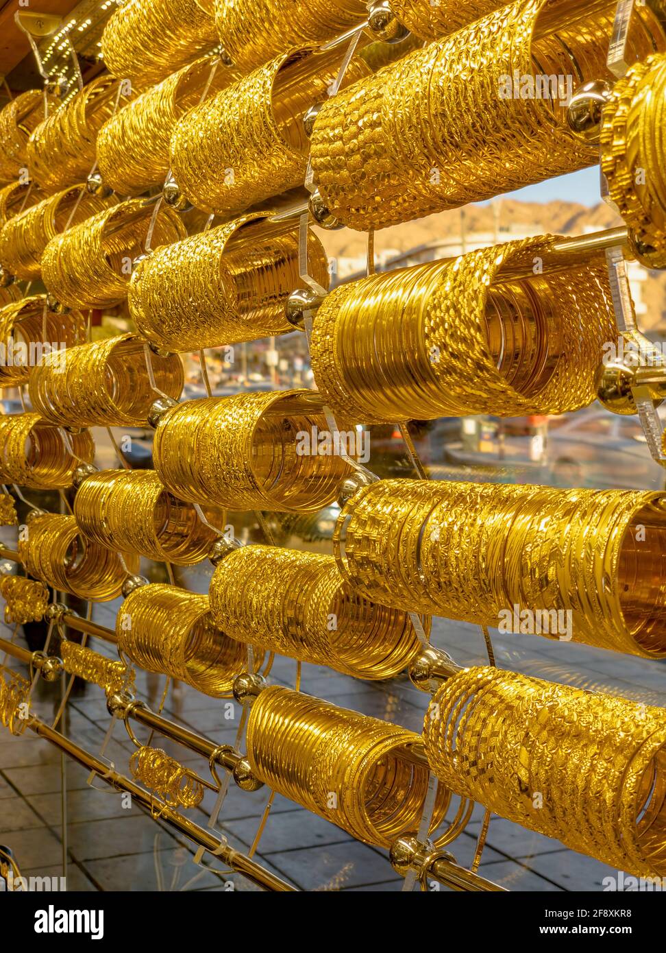 Dubai Creek, Jewelry Store, Bracelets, Dubai Stock Photo Alamy
