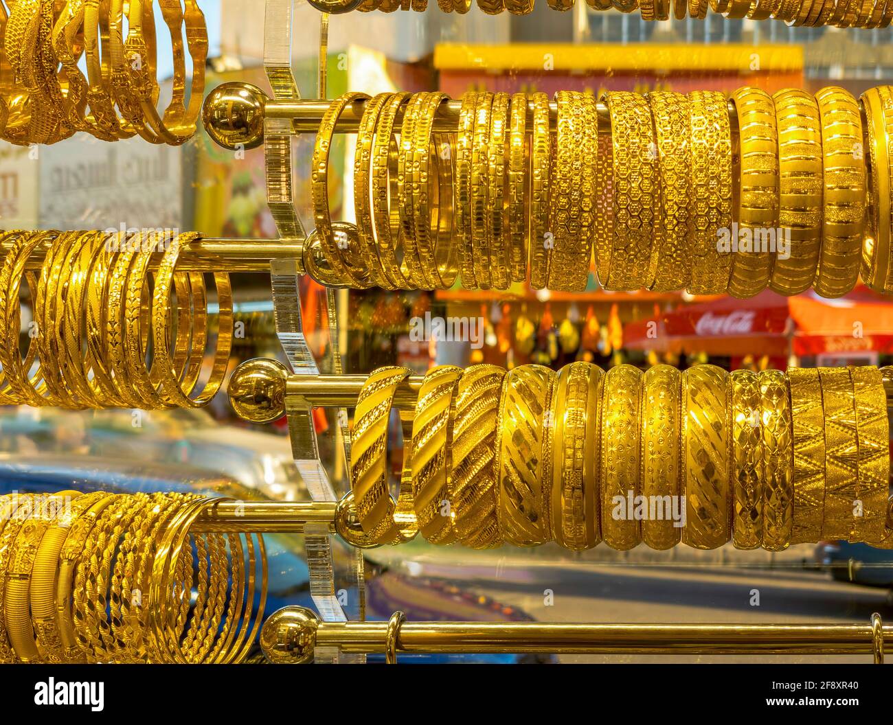 Dubai Creek, Jewelry Store, Bracelets, Dubai Stock Photo Alamy