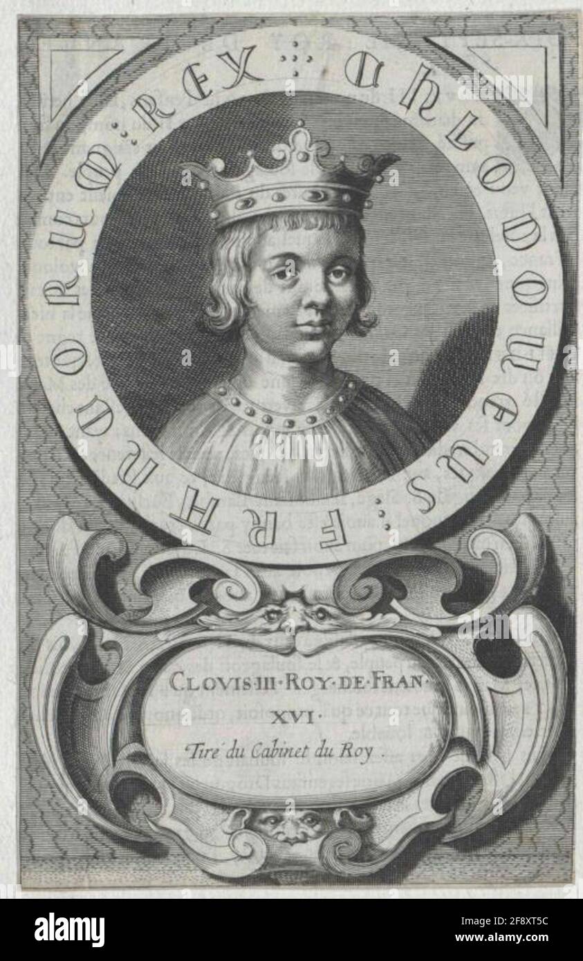 Chlodwig III., King of Franconia Stock Photo Alamy