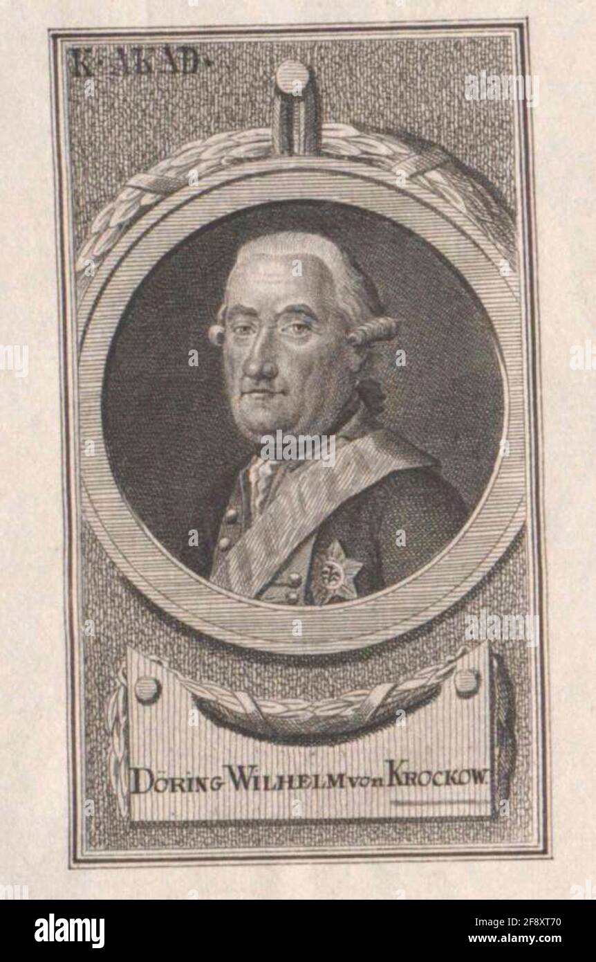 Krockow, Döring Wilhelm Graf von Stock Photo Alamy