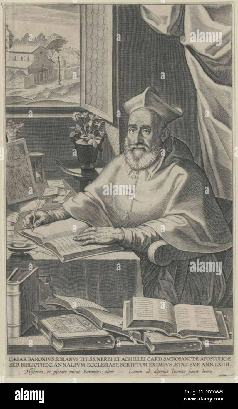 Baronius, caesar loots: galle, philos dipration: 1602/1612 Stock Photo