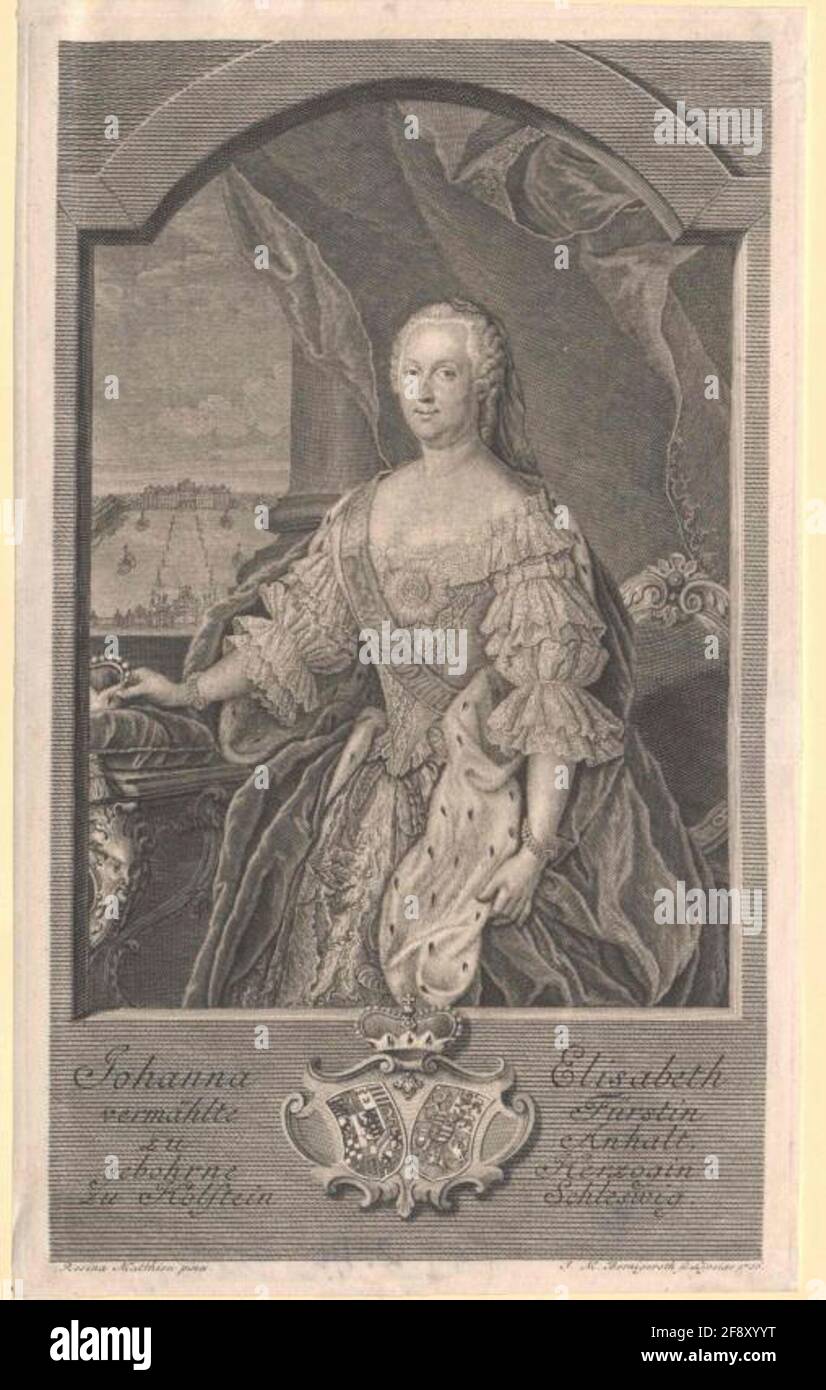 Johanna Elisabeth, Princess of HolsteinGottorp Stock Photo Alamy