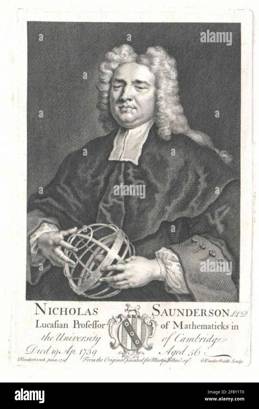 Saunderson, Nicholas . Stock Photo