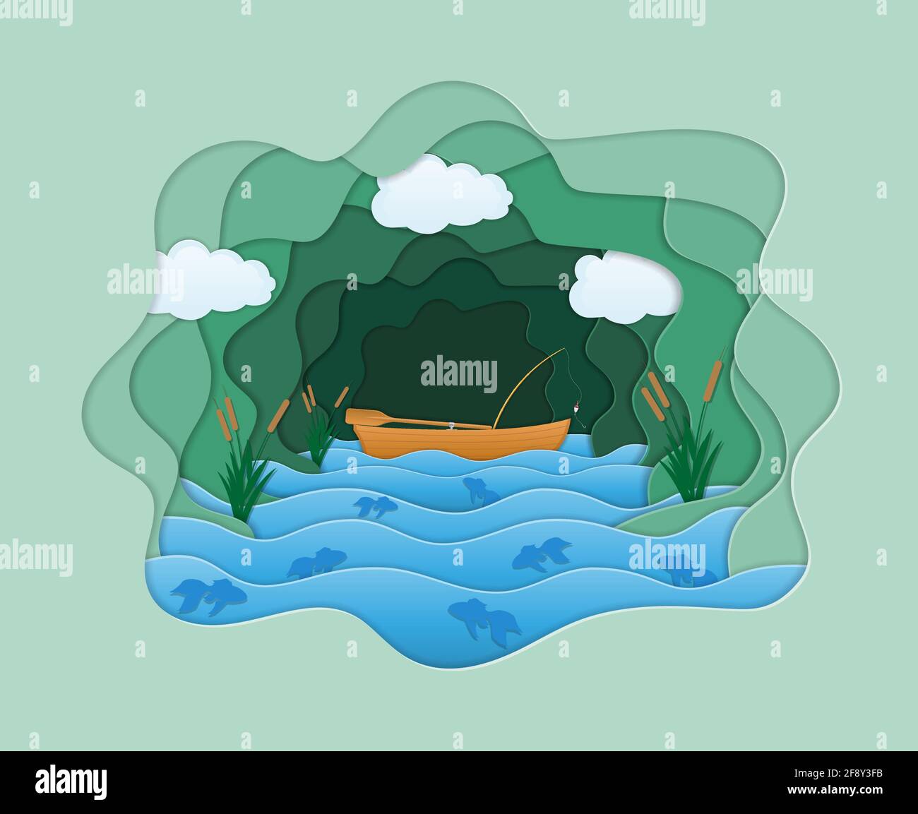 Fishing with dad Stock Vector Images - Page 2 - Alamy