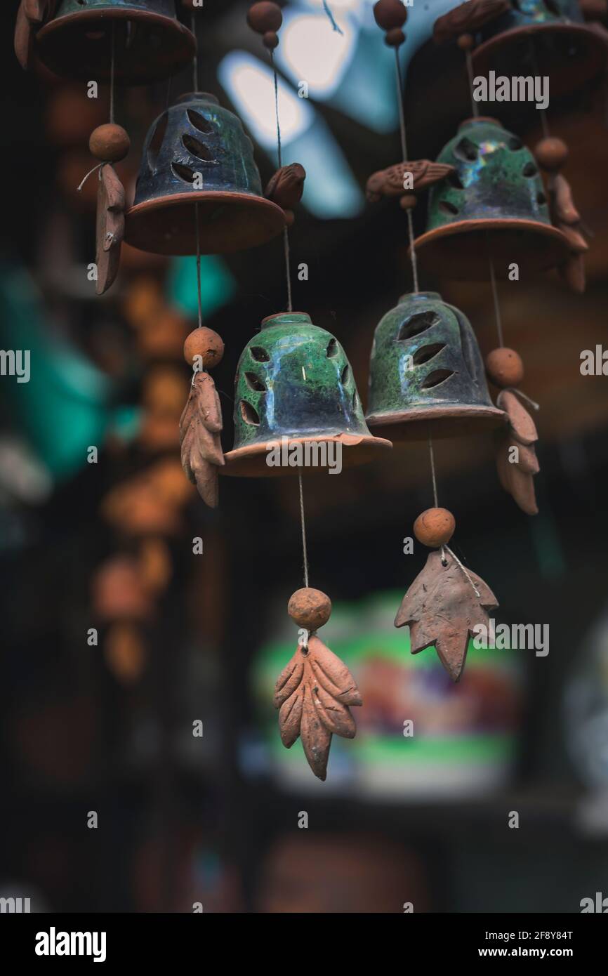 Earthen Wind Chimes, Pune, Maharashtra, India Stock Photo Alamy