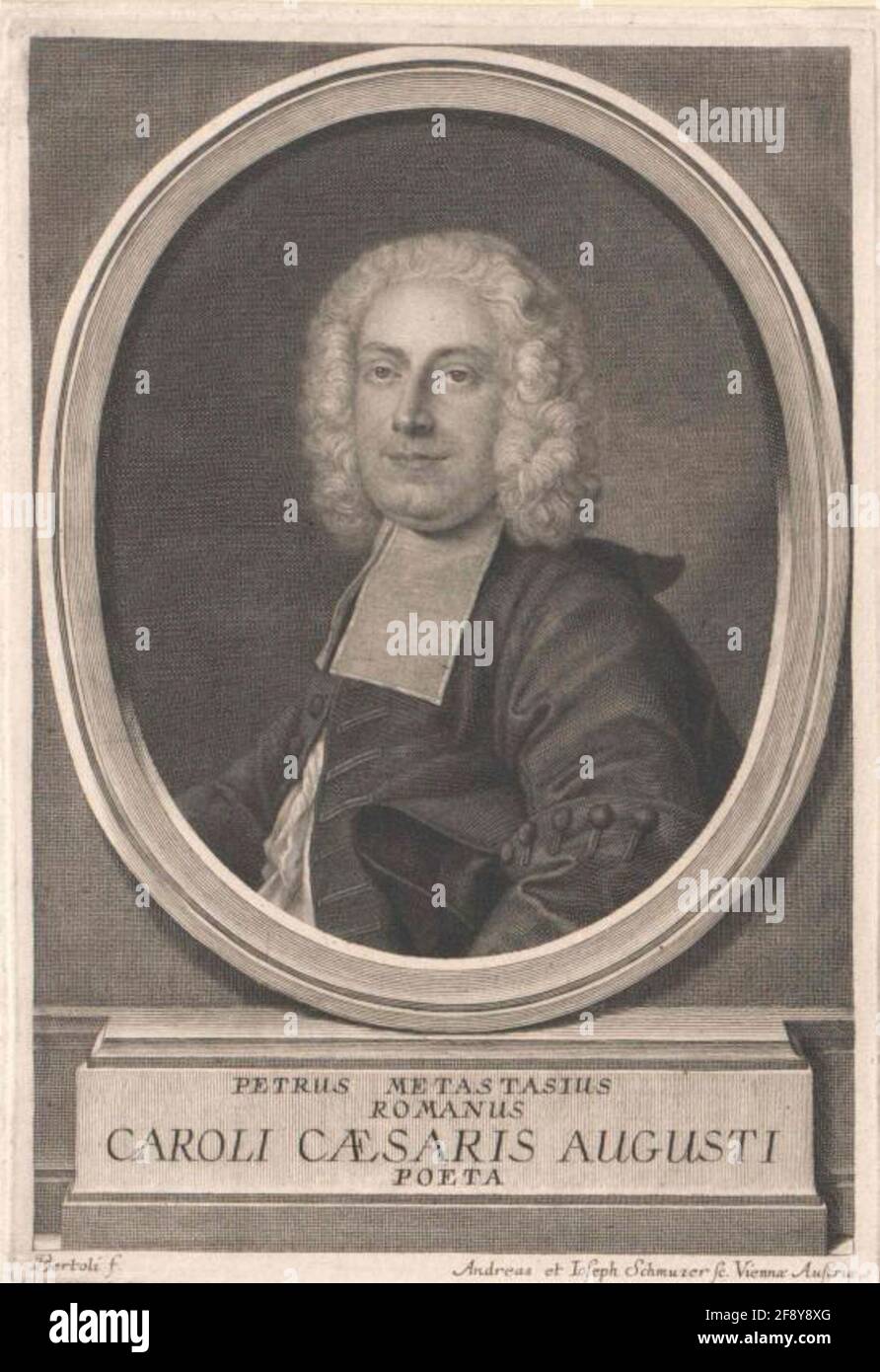 Metastasio, Pietro Stecher: Dutzer, Andressseller: Dutcher, Joseph (1683) Dating: 1715 / 1740Factive genesis: Vienna Stock Photo