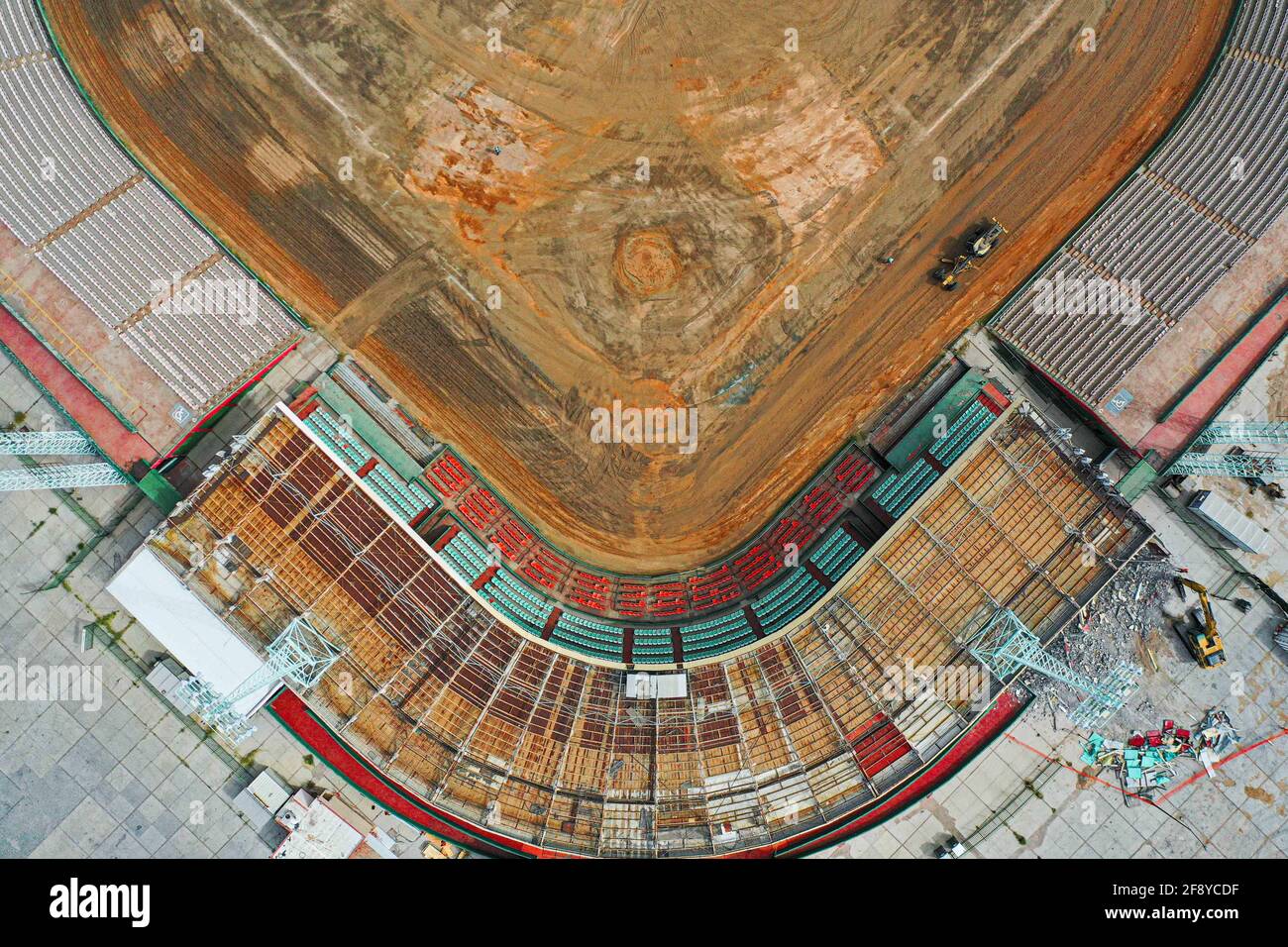 Vista Aerea de Estadio Sonora. Estadio de beisbol. (Photo: Luis