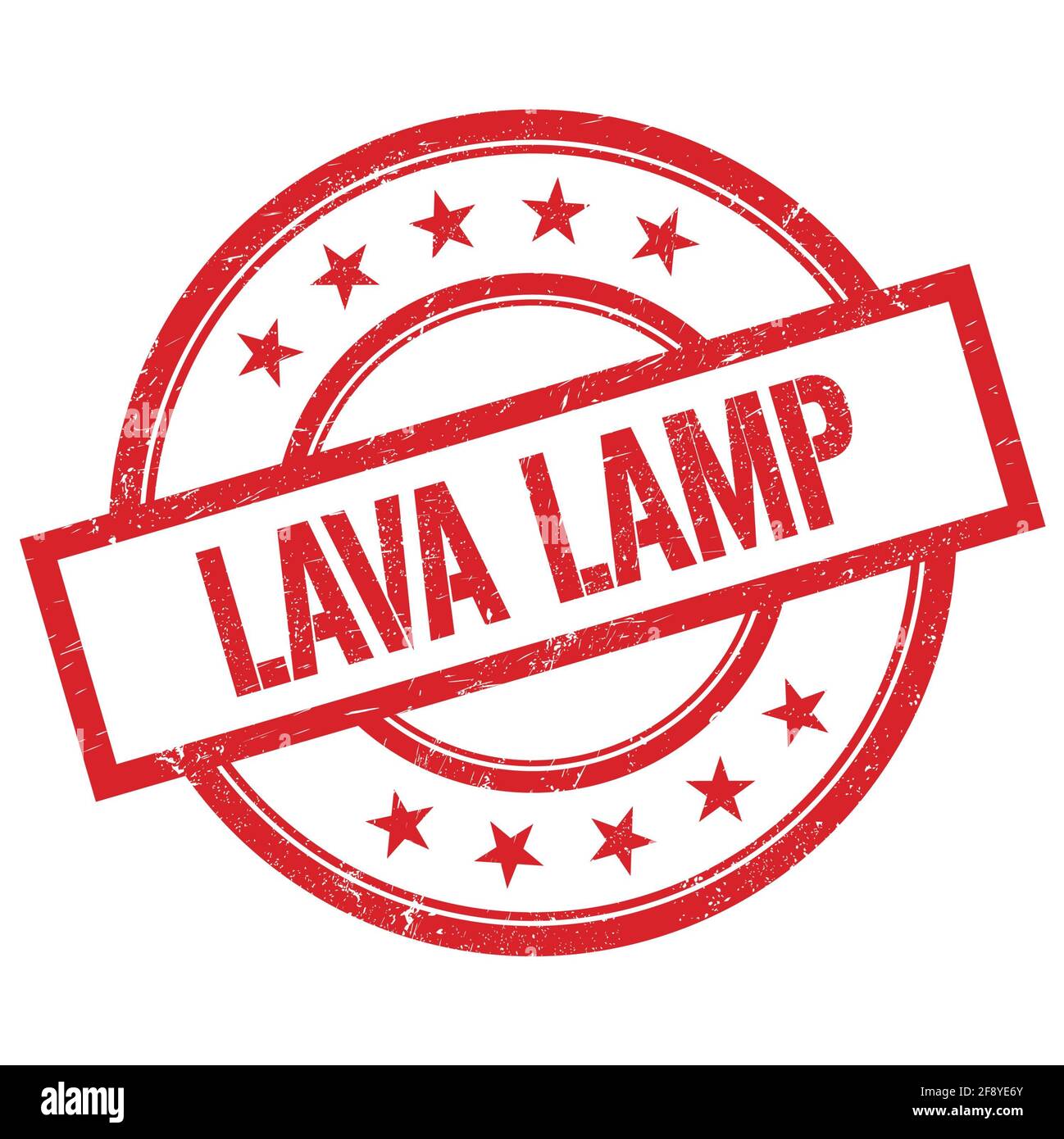 LAVA LAMP text written on red round vintage rubber stamp Stock Photo - Alamy