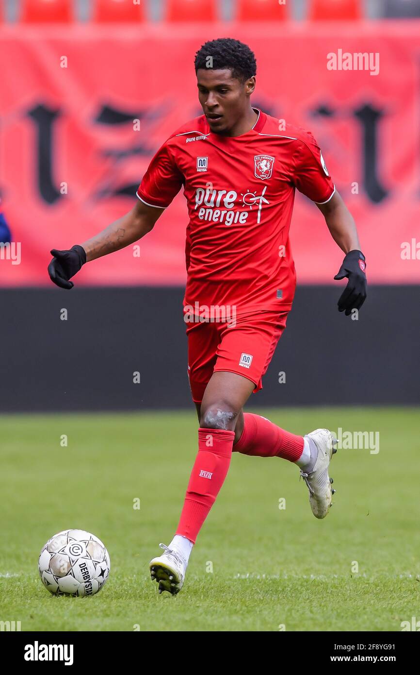 Nathangelo Markelo Of Fc Twenteenschede Netherlands April 15 Nathangelo Markelo Of Fc Twente During The Test Match Between Fc Twente And Fc Emmen Stock Photo Alamy