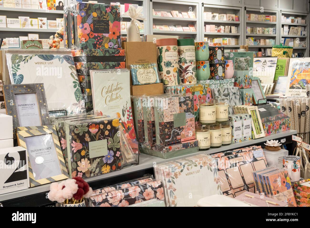 Paper source store interior 420 lexington avenue nyc usa stock photo