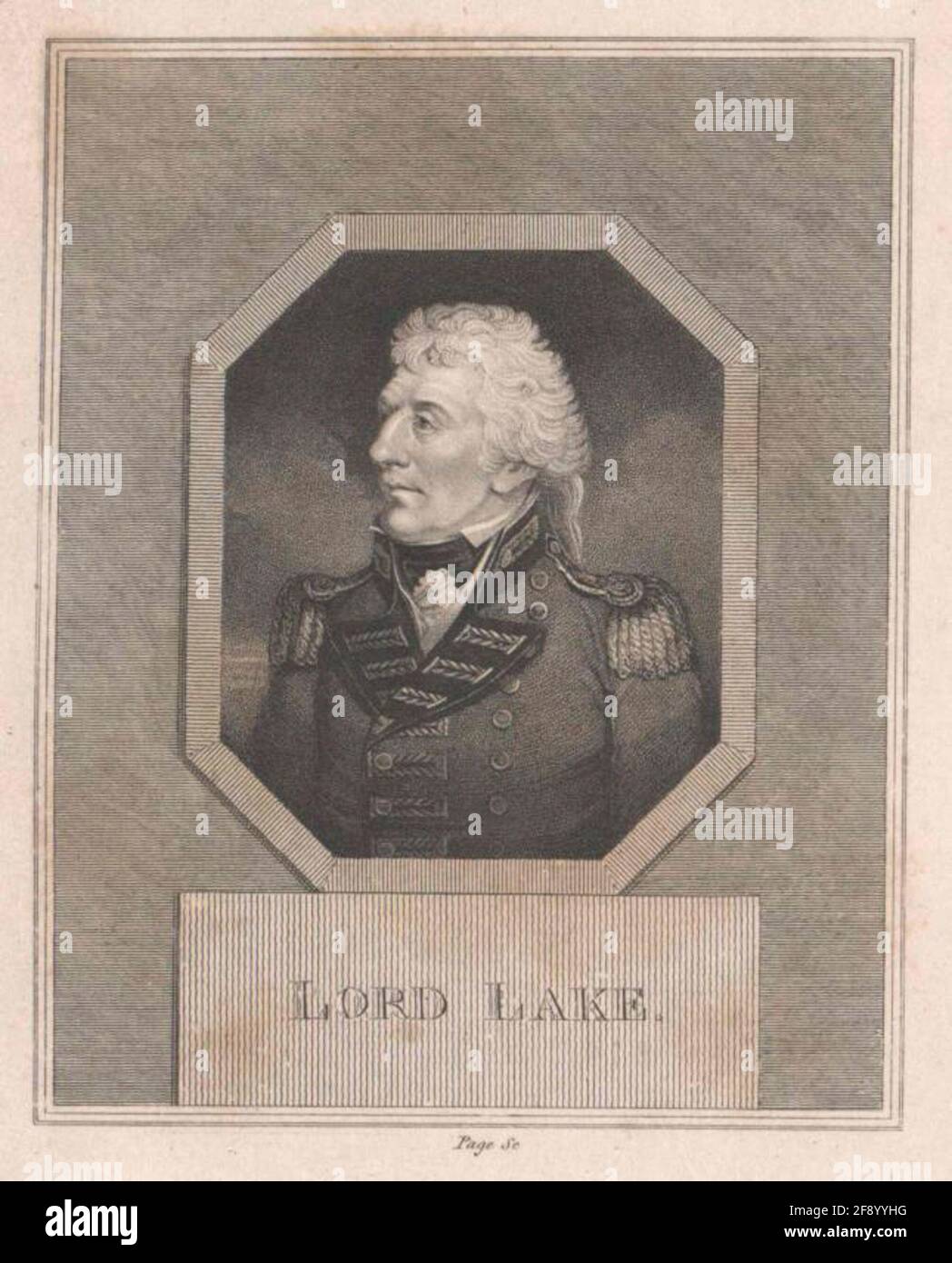 Lake, 1st Viscount Lake, Gerard Stock Photo Alamy