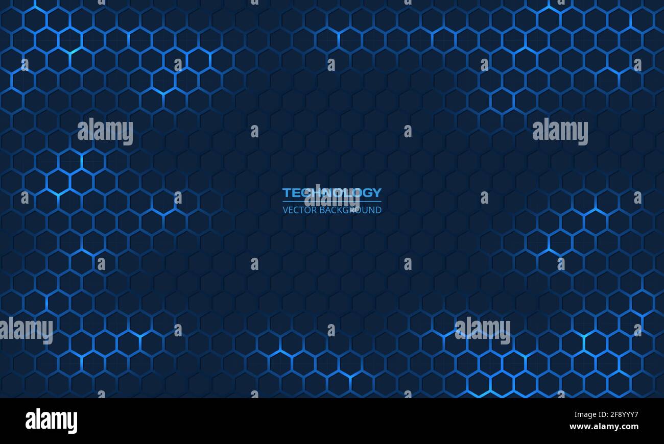 Navy blue hexagon background Stock Vector Images - Alamy, image size:1300x870