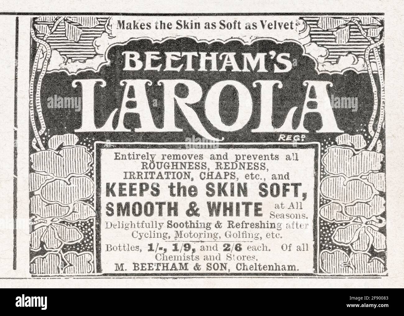 19th century advert beauty product hires stock photography and images
