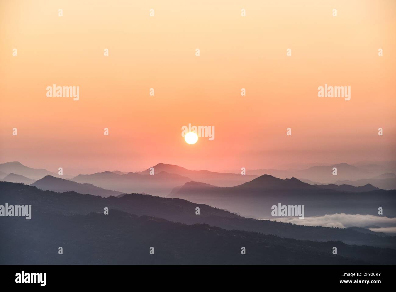 Beautiful aerial shot golden sunset hi-res stock photography and images ...