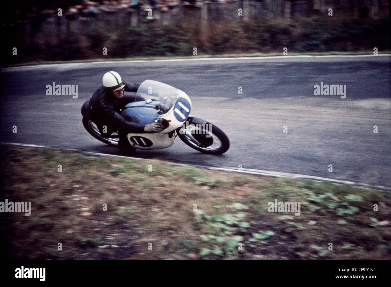 Motorcycle and sidecar racing 1958/59 part II, Brands Hatch Circuit,  motor racing circuit, the paddock Brands Stock Photo