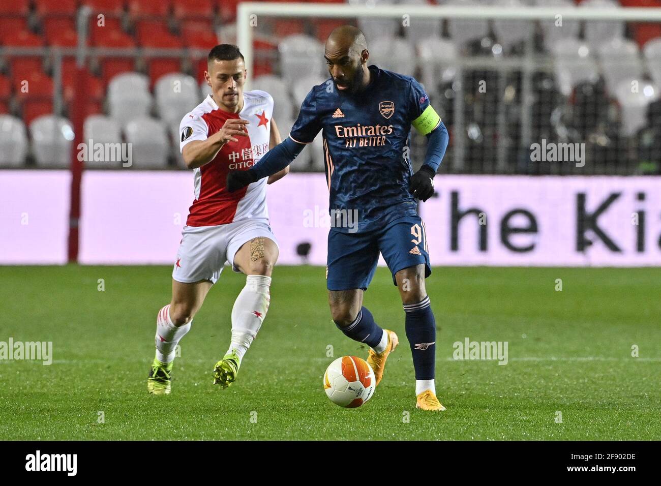 Prague, Czech Republic. 09th Sep, 2021. Kristyna Ruzickova (8 Slavia Prague)  during the Uefa Women's Champions League match between Slavia Prague and  Arsenal at Sinobo Stadium, Czech Republic. Credit: SPP Sport Press