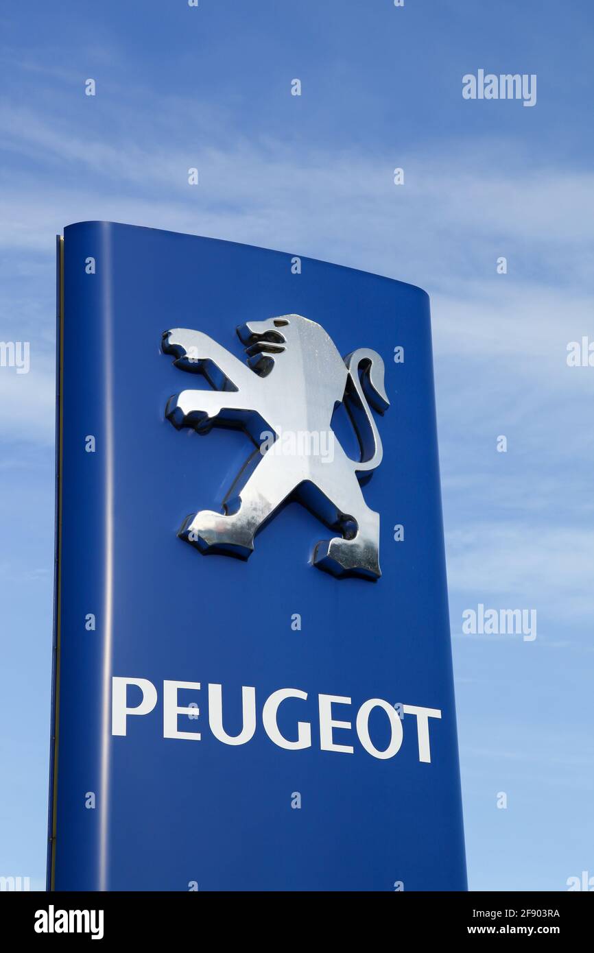 Denmark September 6, 2015 Peugeot is a French cars