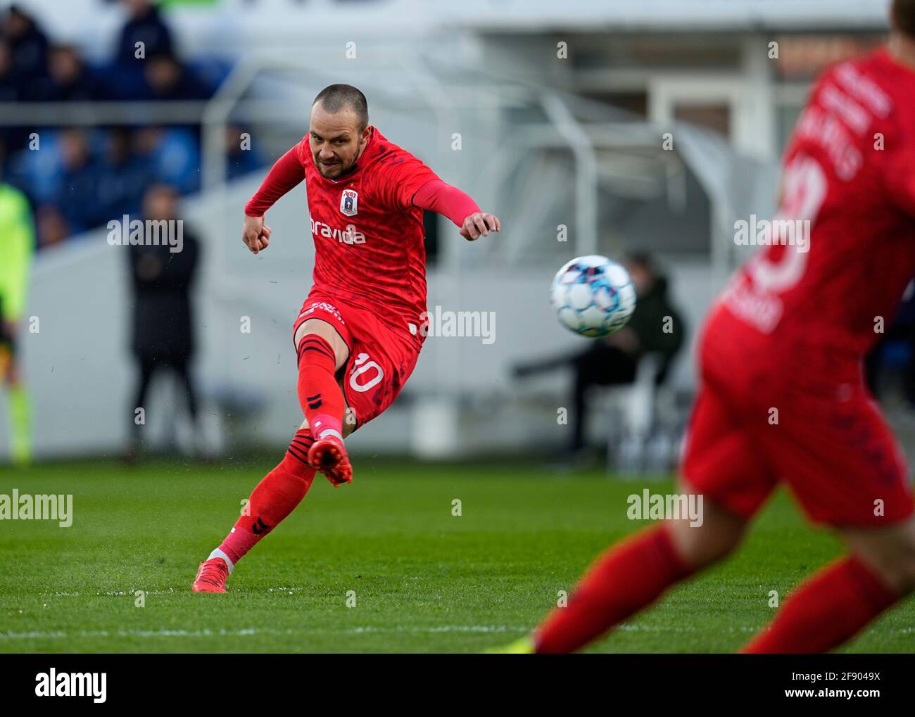 Patrick olsen of aarhus gf shoots hires stock photography and images