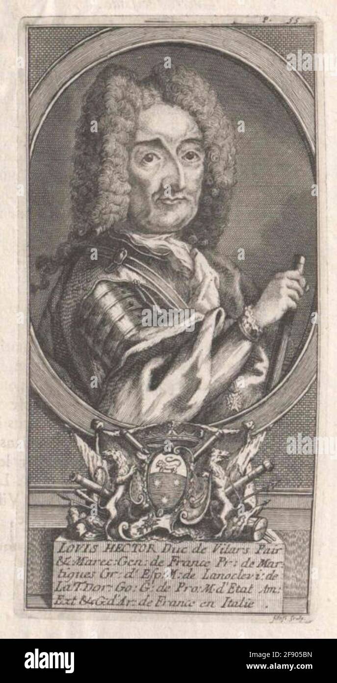 Villars, Claude Louis Hector Duc de Stock Photo Alamy