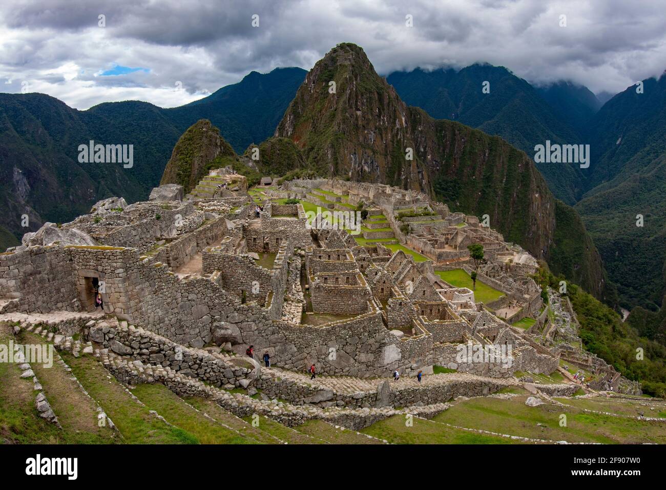 Machu Pichu, Peru historical site Stock Photo