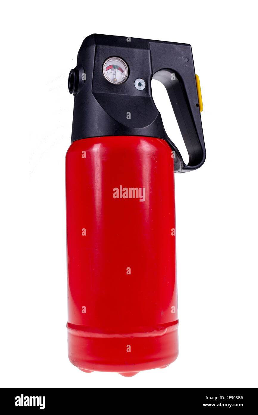 A fire extinguisher used to extinguish small fires. Firefighting