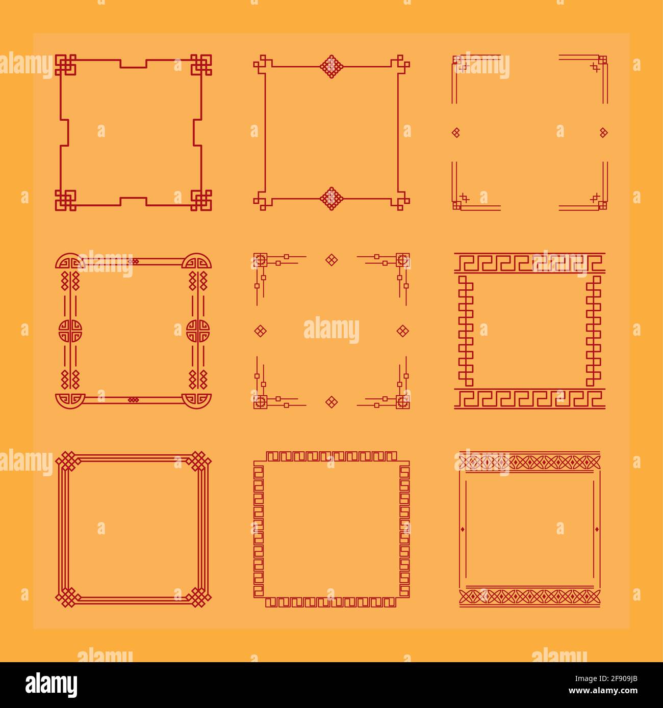 traditional chinese frames on background Stock Vector Image & Art Alamy