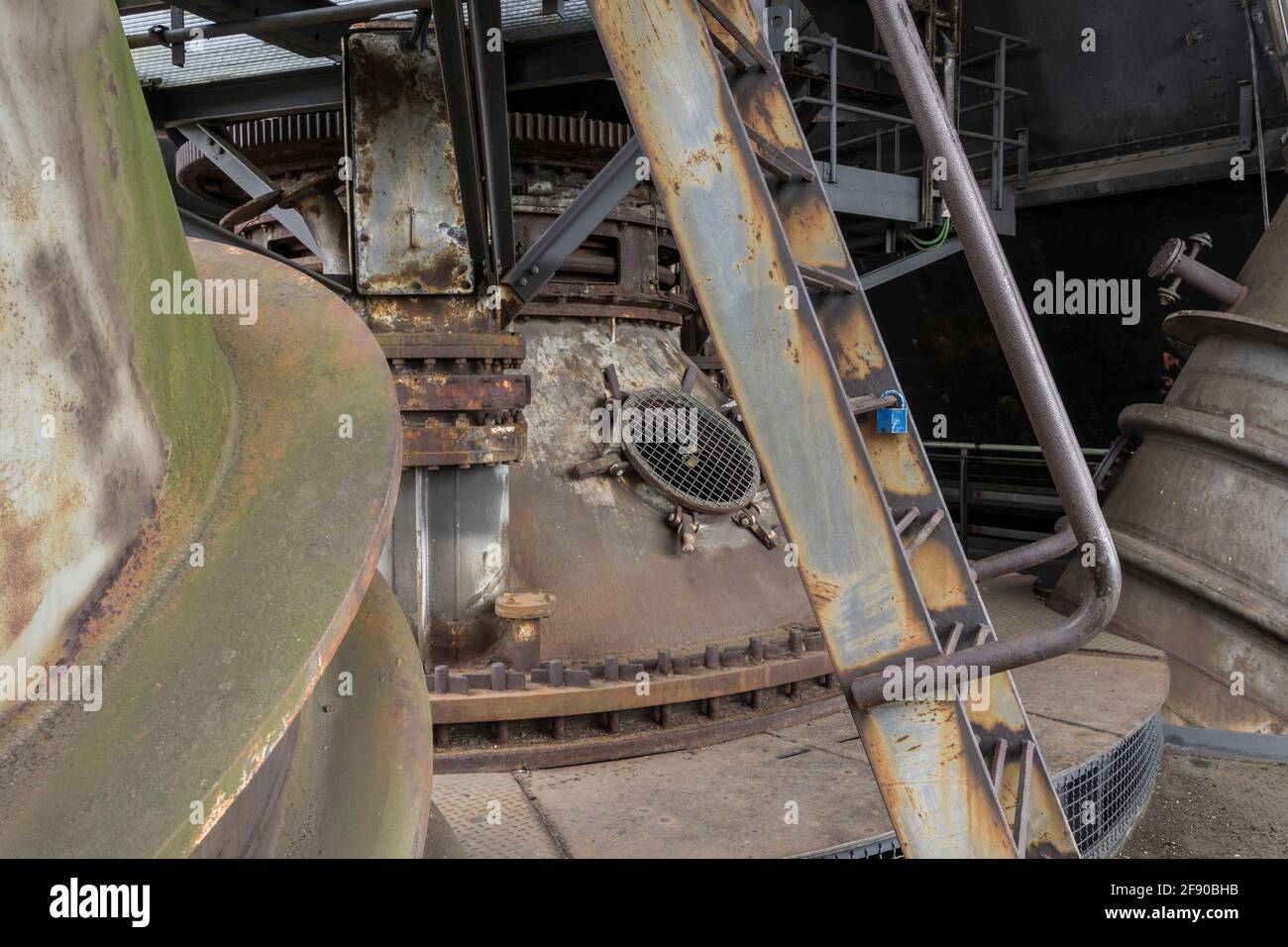 detail of an old blast furnace Stock Photo - Alamy