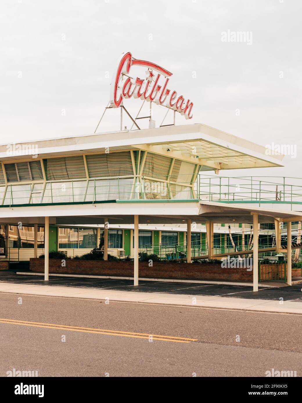 Caribbean Motel, in Wildwood, New Jersey Stock Photo - Alamy