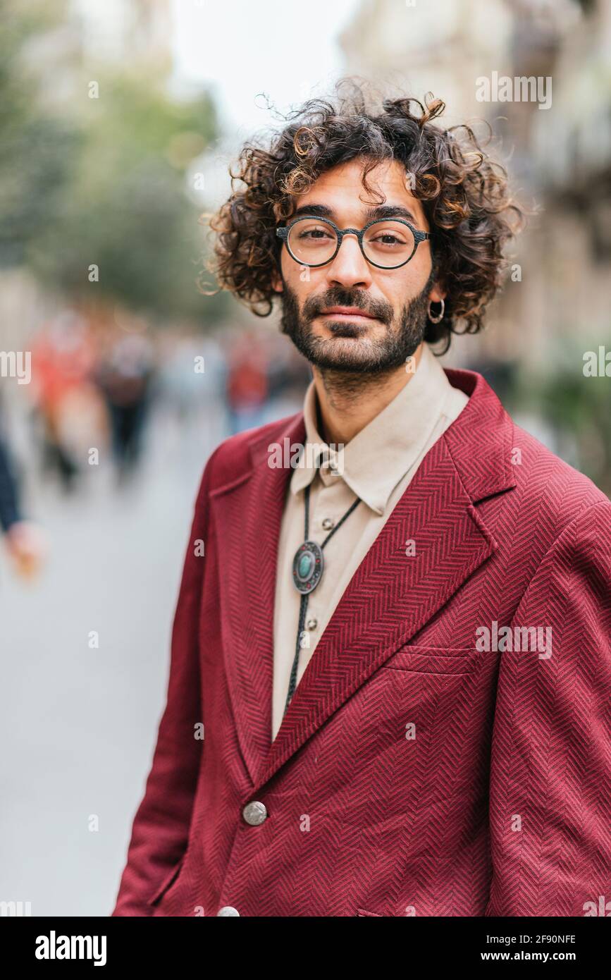 Man light hair dark beard hi-res stock photography and images - Alamy