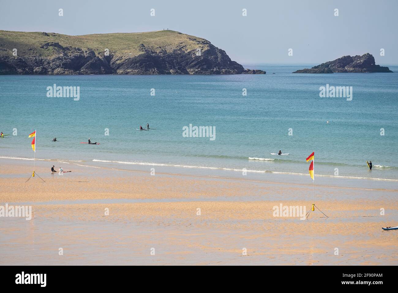 Fistral Beach Stock Photo
