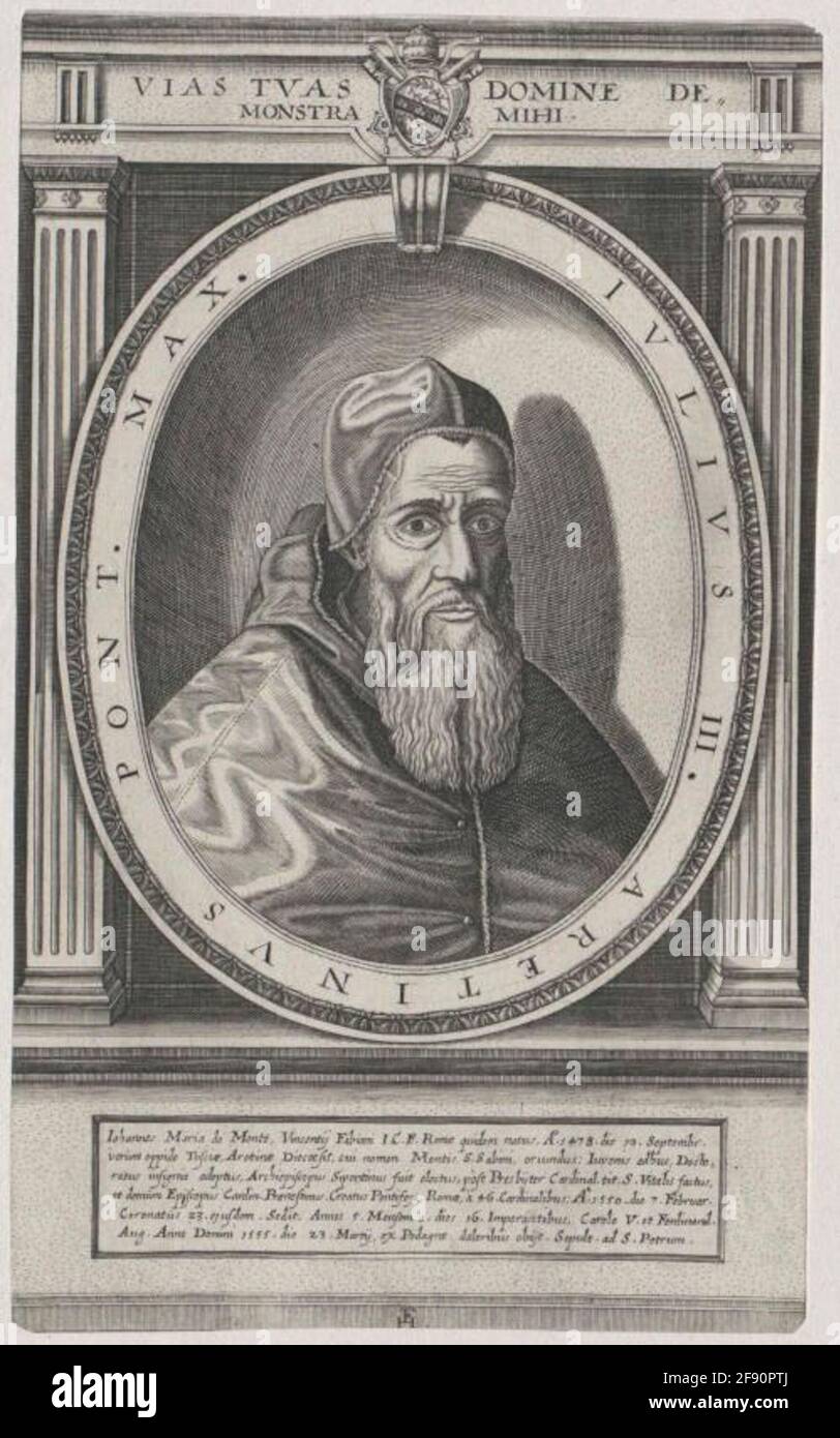 Julius III., Dad Stecher: Hulsen, Friedrich van Stock Photo